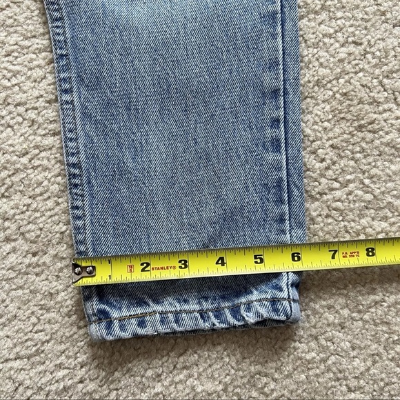 Vintage Levi's 512 High Waist Rise Tapered Leg Jeans Size 7 Long - Picture 16 of 16